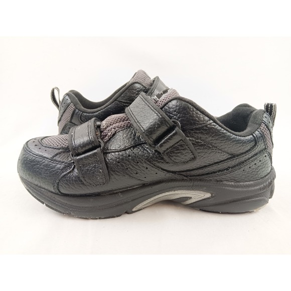 Dr Comfort Spirit Black Leather Hook and Loop Wide Orthopedic Shoes Women US 8W - Picture 9 of 11